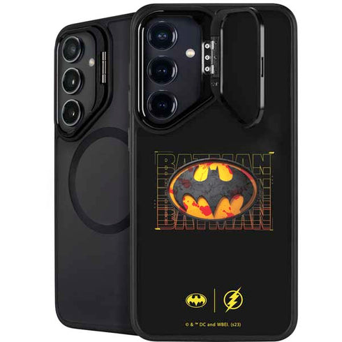 DC Comics The Flash Movie: Batman Bloody Logo Galaxy S25 Kickstand Case